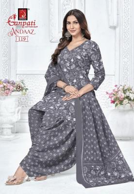 Ganpati andaaz vol 4 chanderi cycle design dress material wholesale